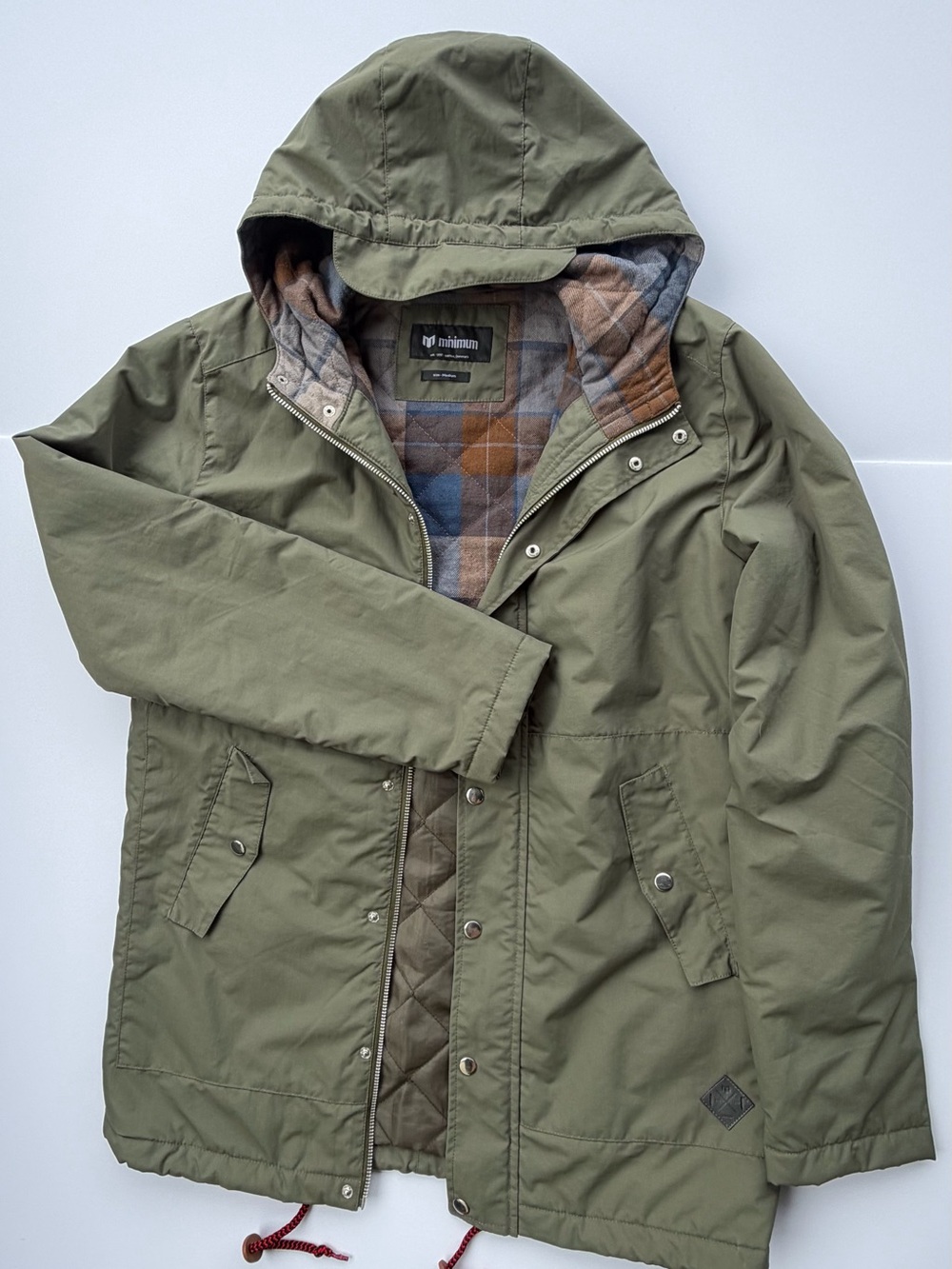 Men’s Minimum Olive Green Hooded Jacket